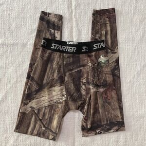 Starter Track Pants Mens Small 28x30 Camouflage Compression Leggings Football